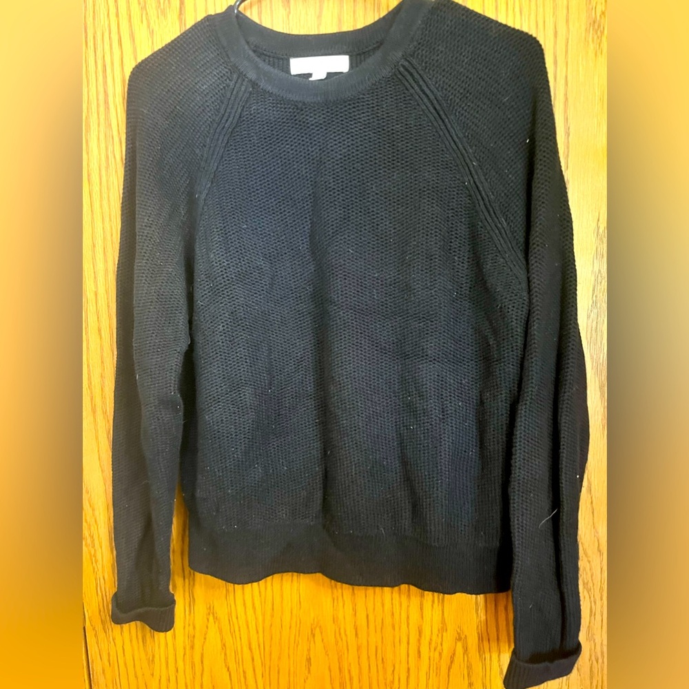 Banana republic black crew neck sweater